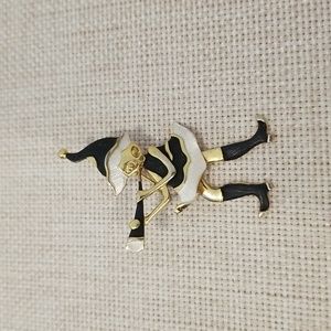 Dancing Musician Girl Pin